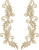 Topaz "Leaves & Vines" Decor Set Iron-On Design (S2144-TOP).