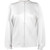 White Crewneck Crystal-Zipper Cardigan w/Pockets (SW1004-WHT).