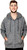 Charcoal 2-Tone "Soft-Static" Unisex Full-Zipper Hoodie Plain (4037-CHR).