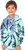 MNA (Mint & Navy) iKids Tie-Dye Unisex Pullover Hoodie (IK016-MNA).