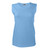 Light Blue Sleeveless Scoop-Neck Tank Top Plain (7002-LTB).