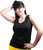 Black Sleeveless Scoop-Neck Tank Top Plain (7002-BLK).