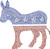 Democratic Party Large Donkey Transfer