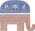 Republican Party Elephant Medium Size Transfer (S101097MD)