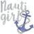 "Nauti Girl" Iron-On Design (S102836).