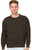 Espresso Garment-Dye Unisex Crewneck Sweatshirt Plain (4003-ESP).