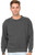 Charcoal Garment-Dye Unisex Crewneck Sweatshirt Plain (4003-CHR).