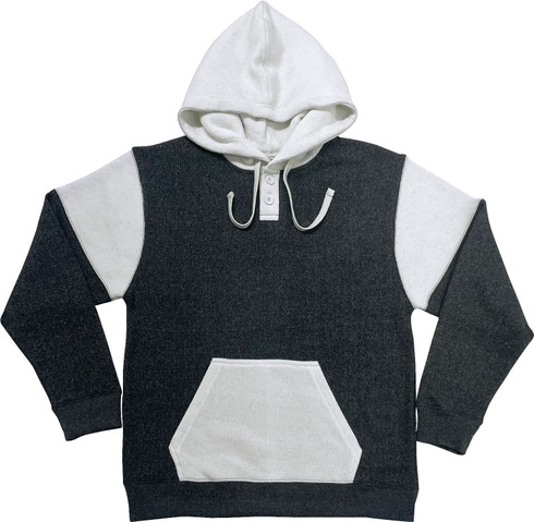 Nantucket Unisex 2-Button Pullover Hoodie (4086)