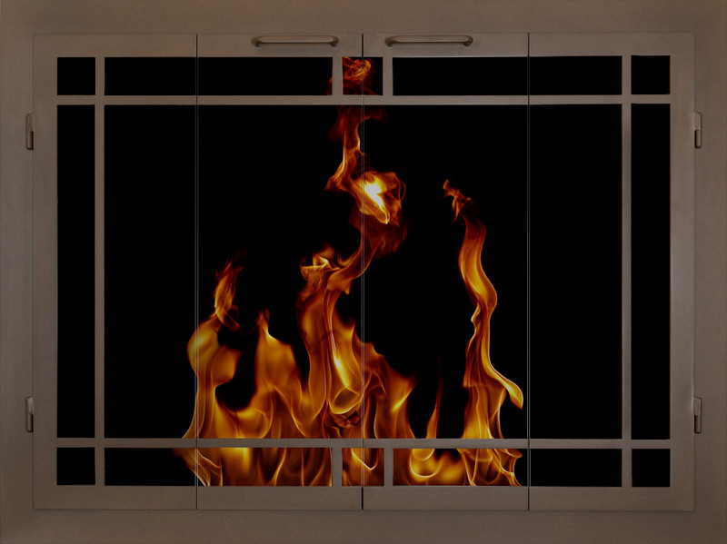 Bungalow Fireplace Door