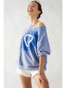 French Terry Heart Tie Dye Sweatshirt