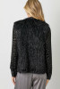 Eyelash Fur Vest, Black
