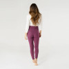 Weekend Brushed Ribbed Cuff Leggings, Berry