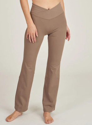 Wrap Bootcut Legging, Fawn