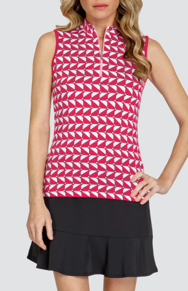 Sleeveless Golf Top, Diamond Geo