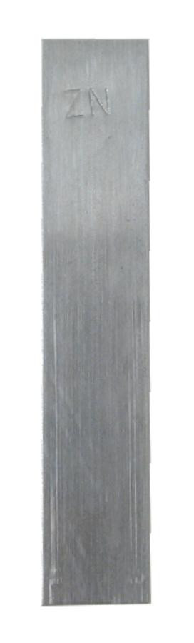 Zinc electrodes, metal, 4"