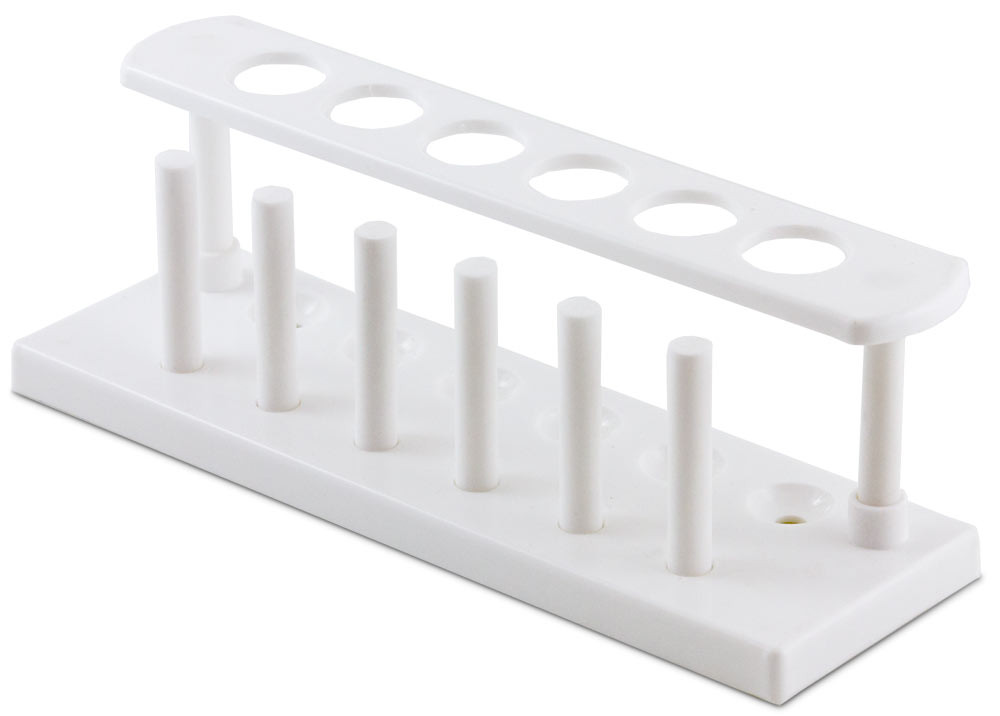 Plastic Test Tube Rack, 6 Holes 6 Column Tube Stand For Laboratory
