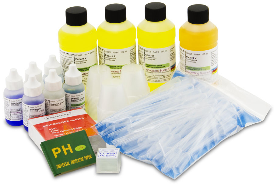 Simulated Urine Urinalysis Kit Home Science Tools