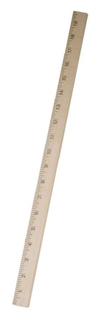 Meter Stick (Pack of 5) Single Sided Hardwood Metric Meter Stick with  Vertical