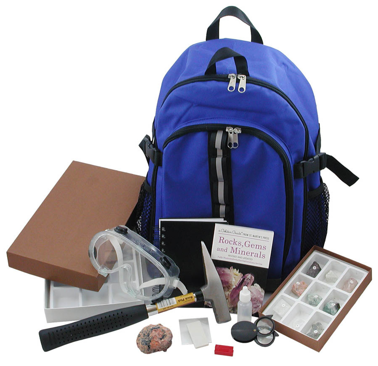 13pc Geology Rock Hounding Kit with Mining Tools and Deluxe Carry Bag – ASR  Outdoor