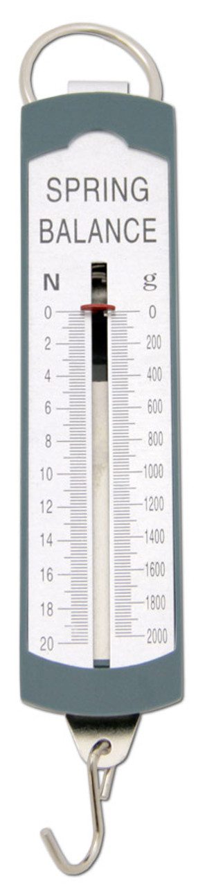 spring scale with mass