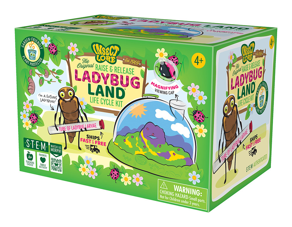 Ladybug Kit | Ladybug Land: Habitat & Growing Kit | HST