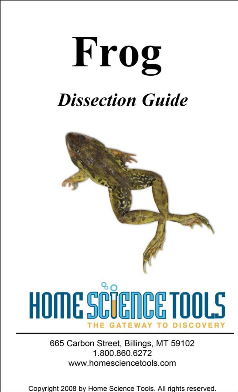 frog dissection manual