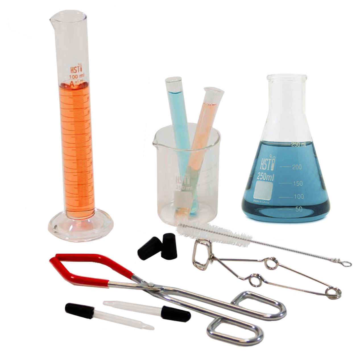 Basic Chemistry Lab Equipment & Essentials Set for Students