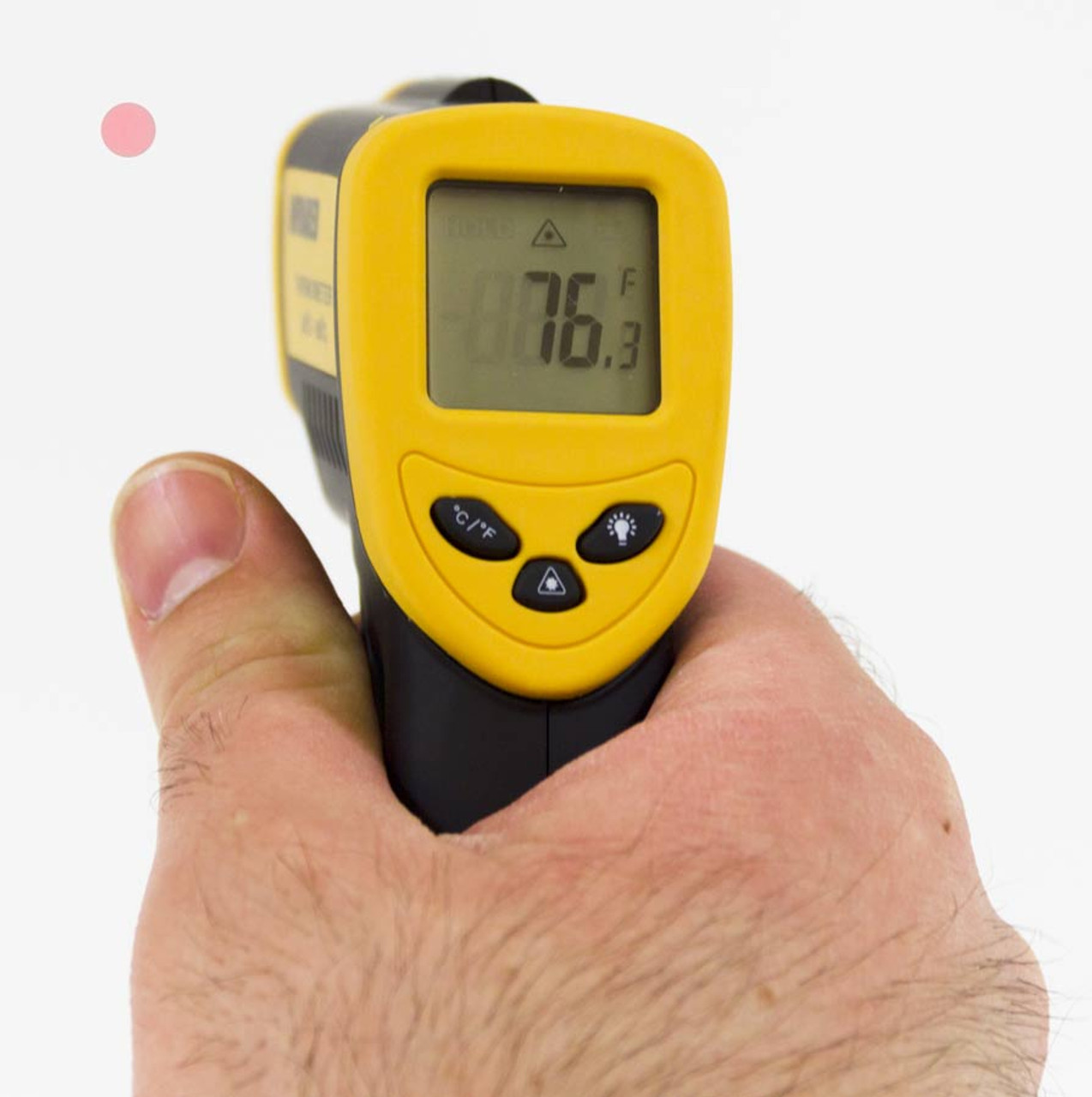 infrared thermometer with laser pointer