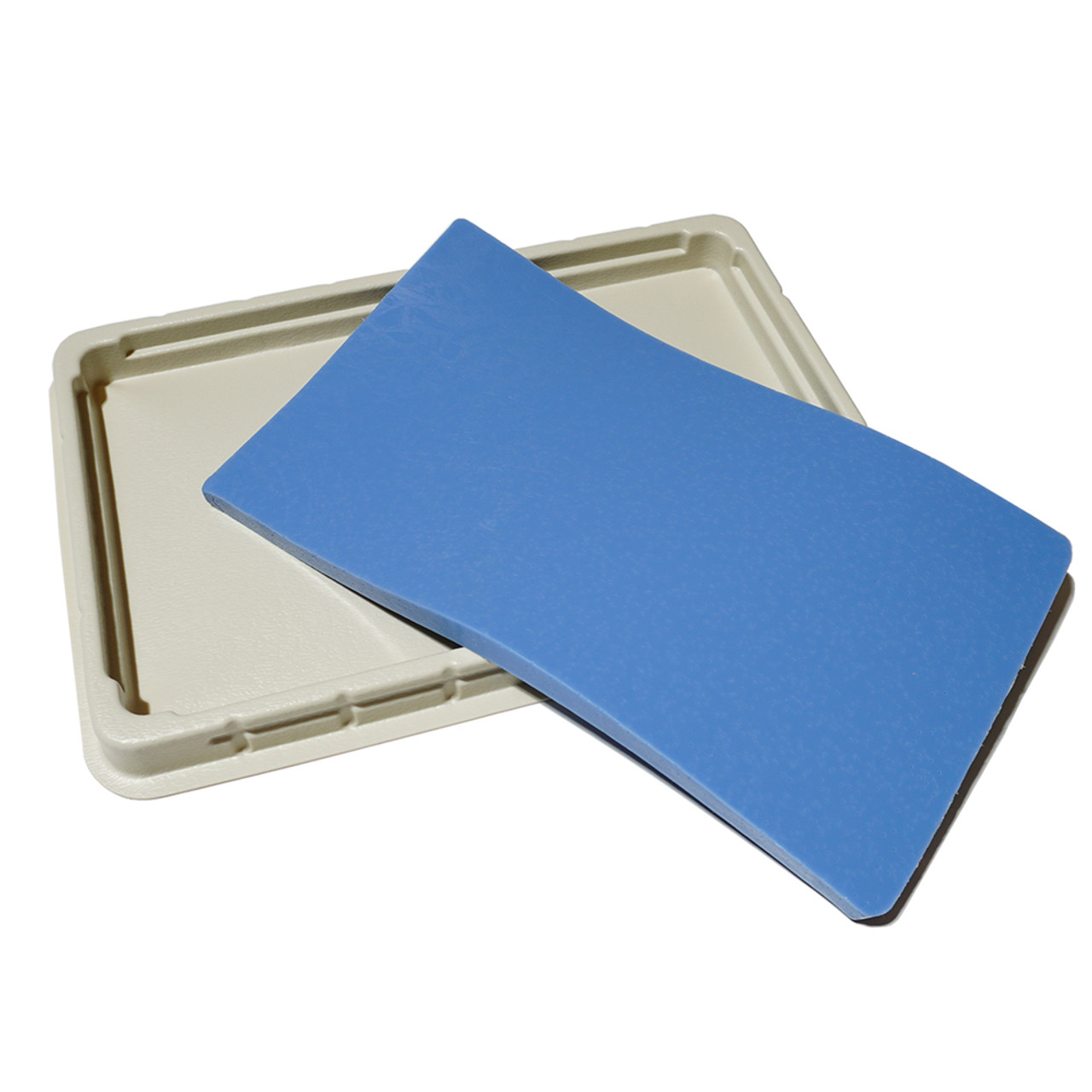 Dissecting Pans with Blue Flex Pads