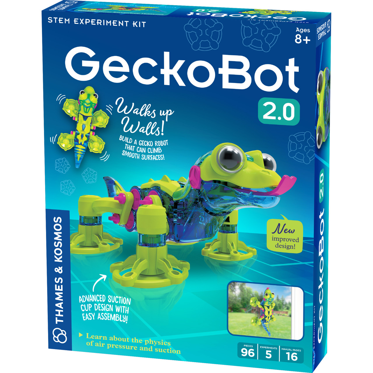 Thames Kosmos Geckobot Wall Climbing Robot Kit for Kids