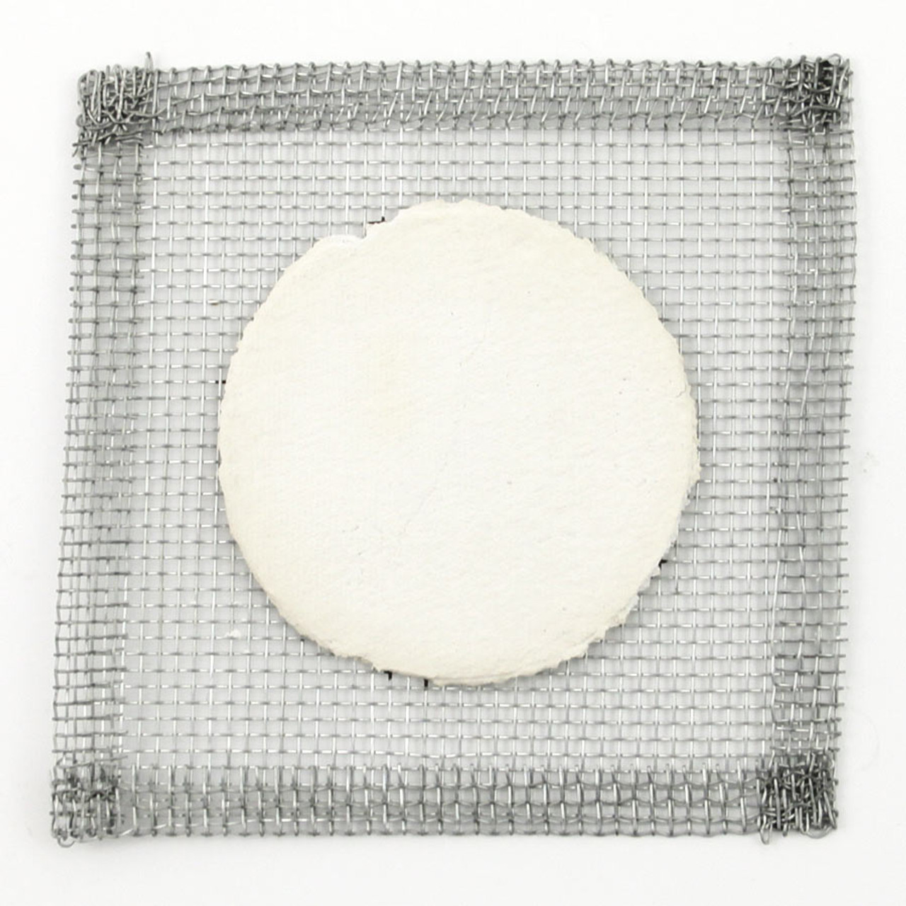 Wire gauze, ceramic center, 4"" square