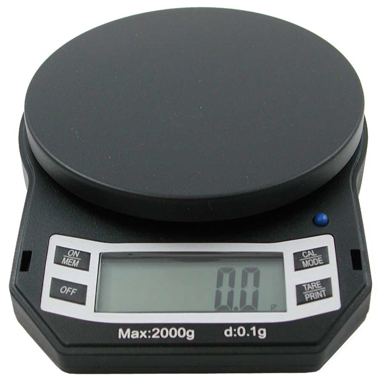 Digital 2000g x 0.1 Gram Scale for Science Labs & Homeschool