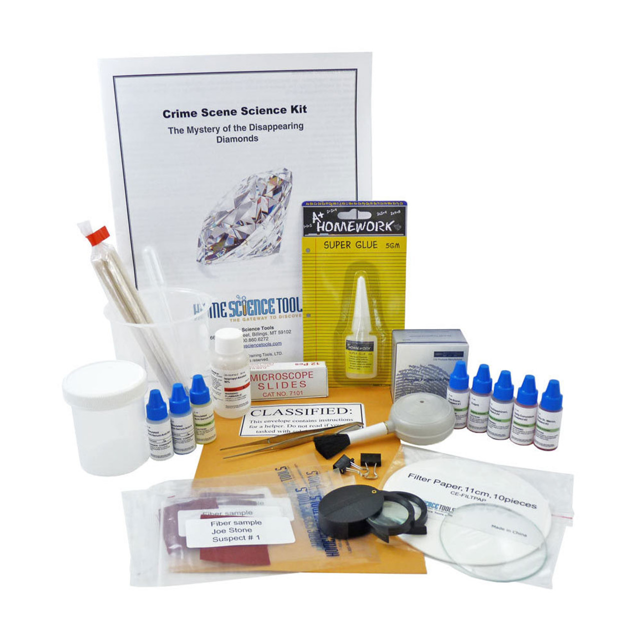 Crime Scene Kit Kids Forensic Science Experiments Hst
