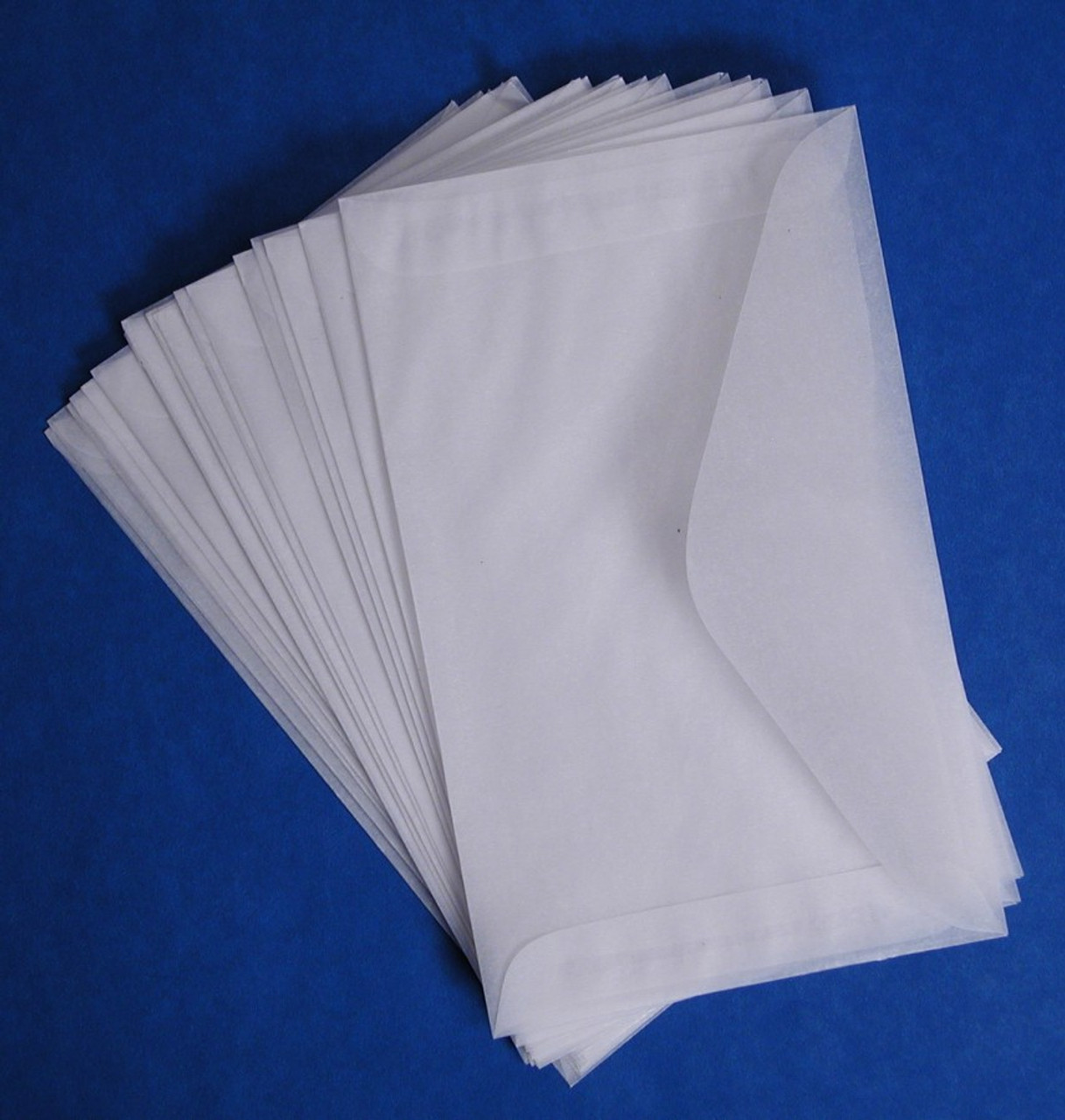 100 Glassine Top Opening Envelopes 2 1/2 x 4 1/4 Inches (No.3