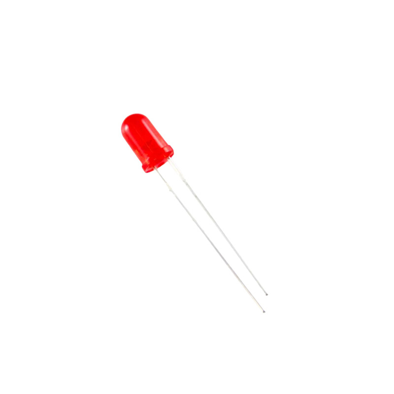 LED, red, diffuse type, 5 mm