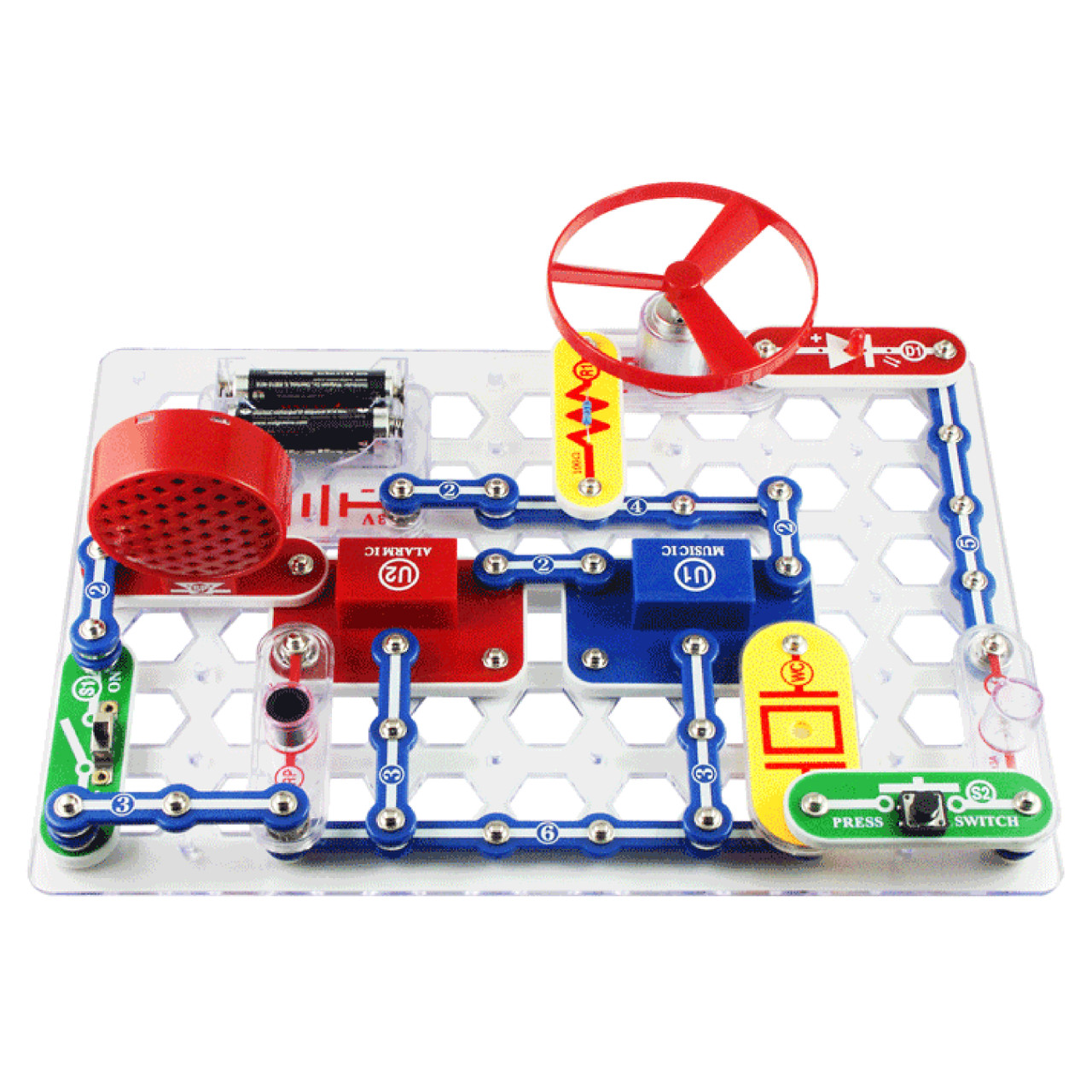 Snap Circuits Jr 100 Electronics Kit for Kids