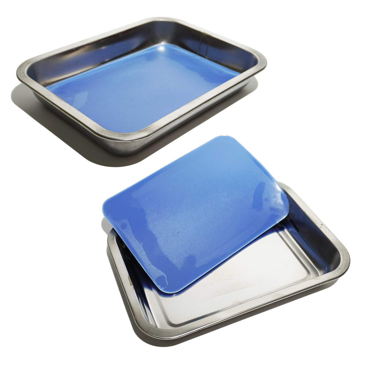 GSC International #355 Dissecting Pan Aluminum With Plastisol Pad 13x9x2