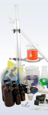 Chemistry Glassware Set Deluxe - Chemical Labware Kit