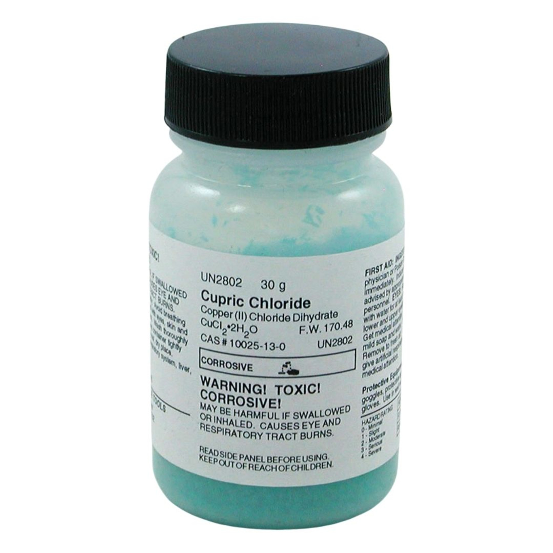 Copper (II) Chloride, 30 g Cupric Home Science Tools