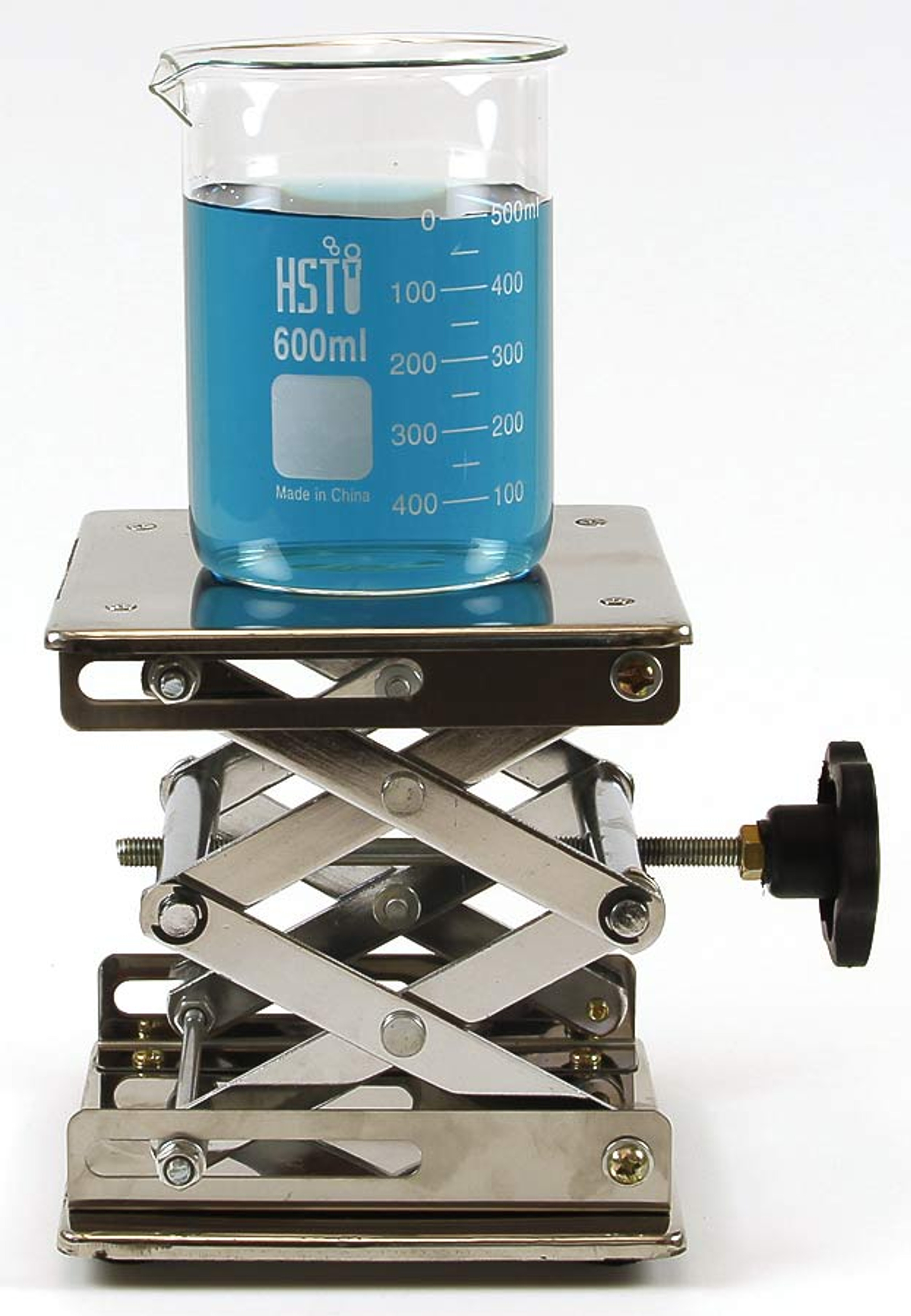 6" x 6" Stainless Steel Laboratory Scissor Jack Heavy Duty