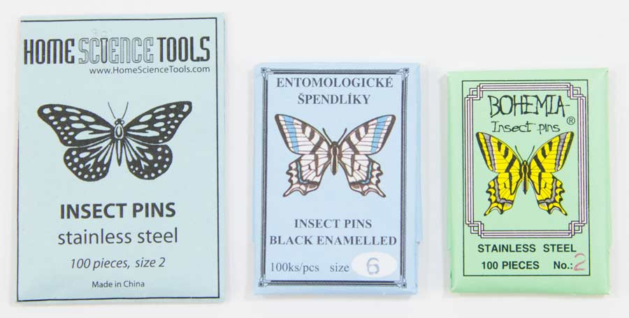 Insect Pins, Sizes 06 Entomology Pins to Mount Insects HST