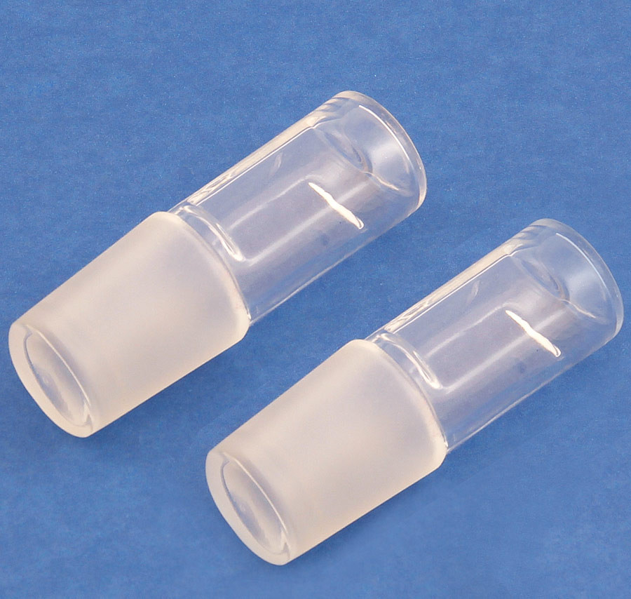 2pack standard taper groundglass stoppers