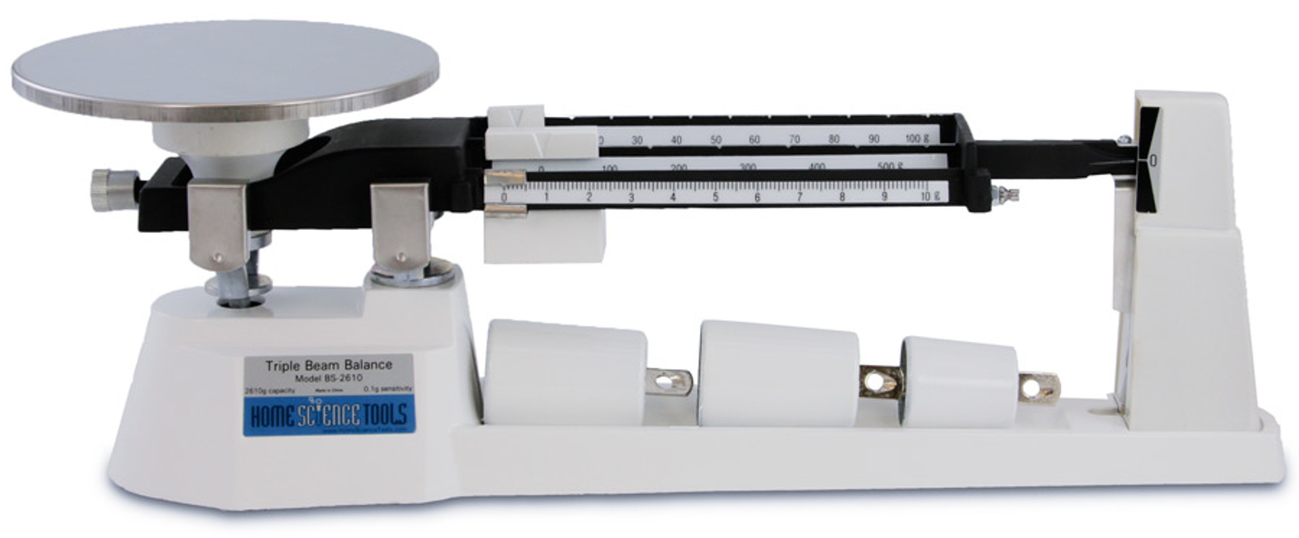 Triple Beam Balance Scale, 2610 g Home Science Tools