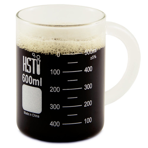 glass beaker mug
