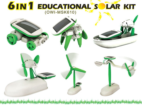 6 in 1 educational solar kit