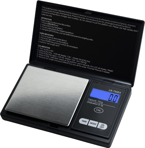 Uline H3478 Digital Pocket Scale, 500 g x .1 g