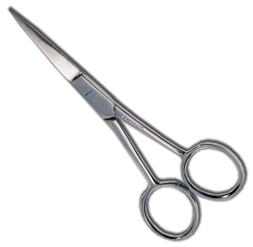 Dissecting Scissors, Fine Points, Closed Shanks, Stainless Steel, 6/PK