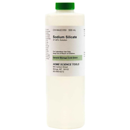 Sodium Silicate Water Glass Solution, 500 ml