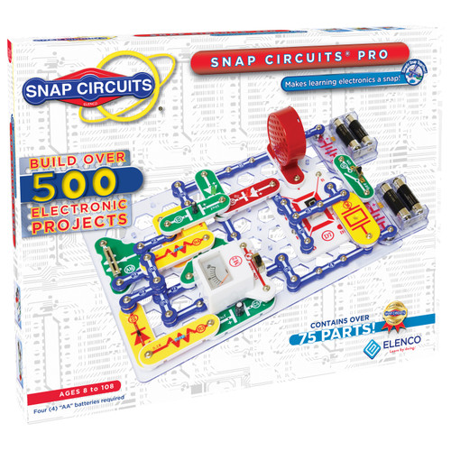 Snap Circuits Snaptricity, Electronics Exploration Kit (Stem Building),  Model#: EE-SCBE75, For Kids 8+ 