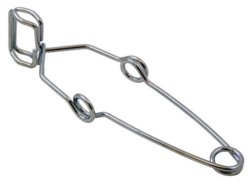 Beaker Tongs, Rubber Coated Ends, Nickel Plated 1/4 Steel (Single)